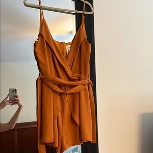 Sleeveless Wrap Romper